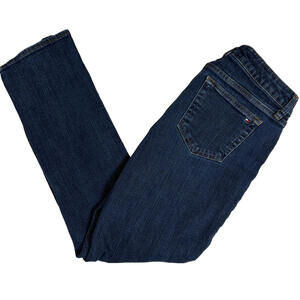 Tommy Hilfiger Womens Jeans Blue Denim Bootcut Stretch Y2K Vintage 2000s 30X28